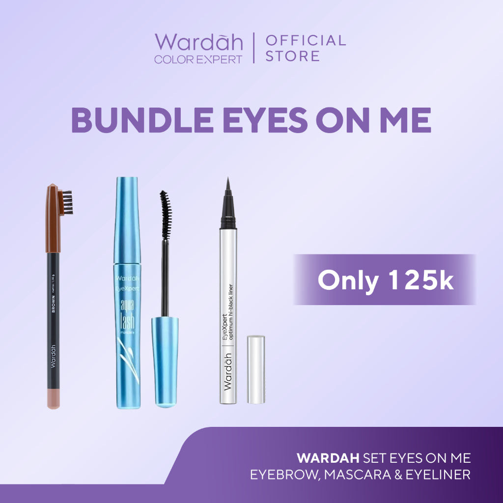 [BUY 3 125K!] WARDAH EyeXpert Aqua Lash Mascara - Bulu Mata Tebal Panjang Cepat Kering - Warna Intense dan Waterproof - Mudah Digunakan Dengan Hasil Natural - Makeup