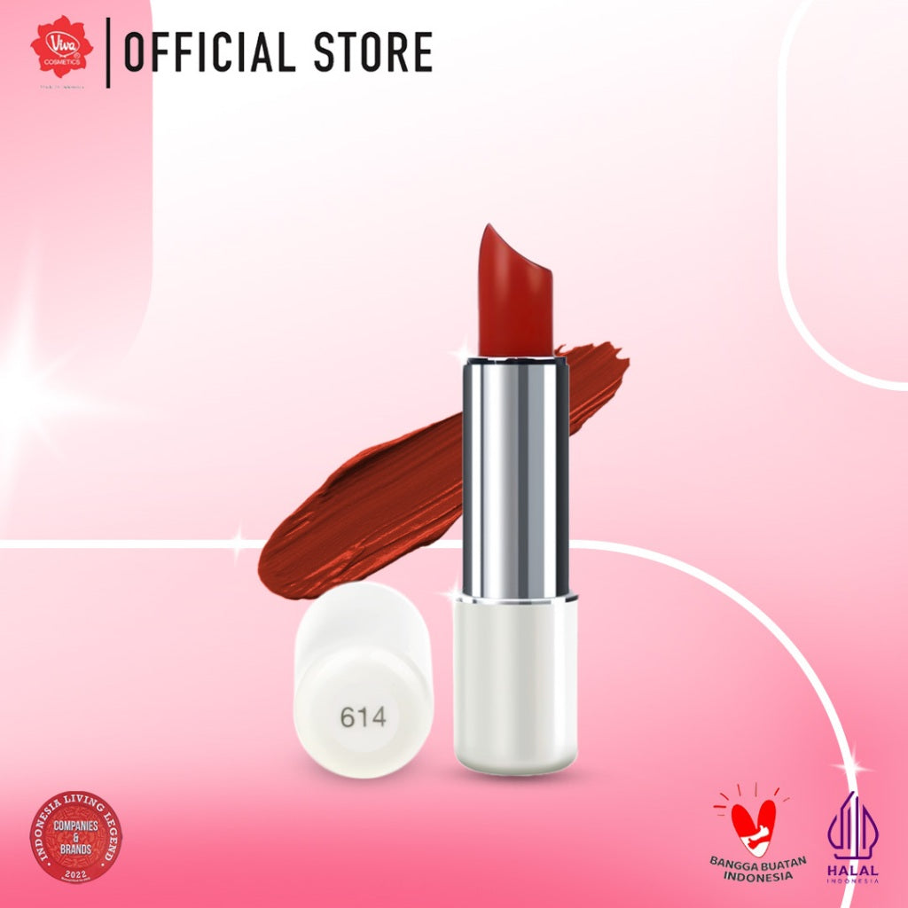 Red-A Lipstick with VIT E, Shea Butter, Avocado Oil & Squalane; No. 601 - 620 (3gr)
