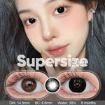 [0.00 s/d -6.00]Magister Softlens Minus14.5mm Lensa Kontak Warm Softlens For Big eyes 1Pasang 6bulan