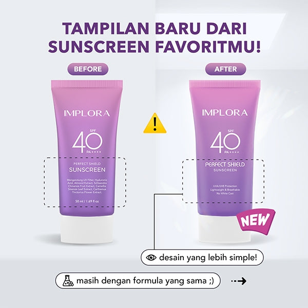 [DOUBLE PACK] Implora Perfect Shield Sunscreen