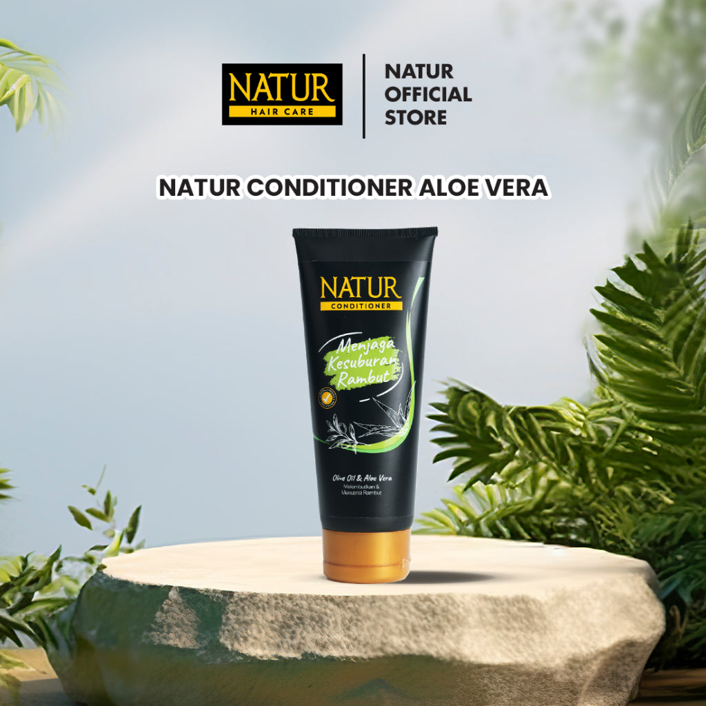 Natur Conditioner Aloevera 165 ml - Kondisioner Kesuburan Rambut