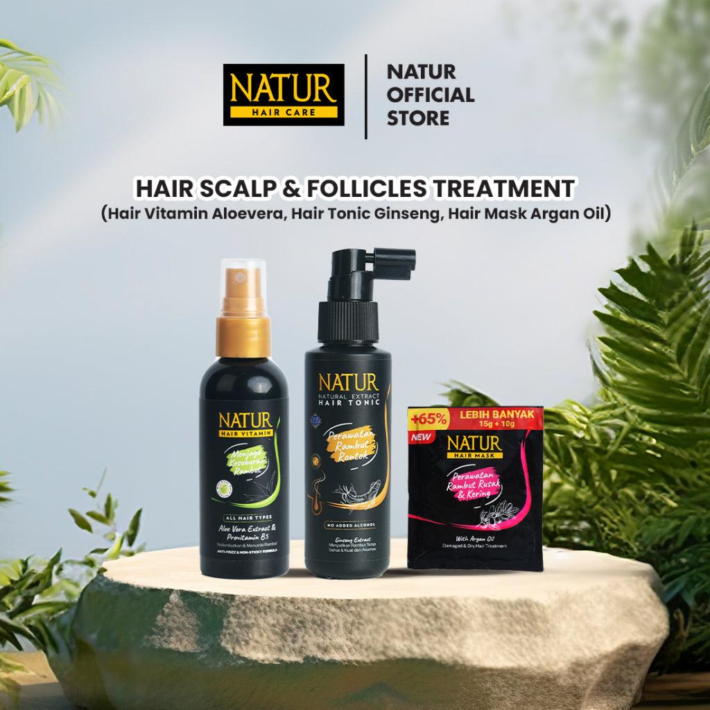 Hair Scalp & Follicles Treatment - Paket Untuk Rambut Ketombe