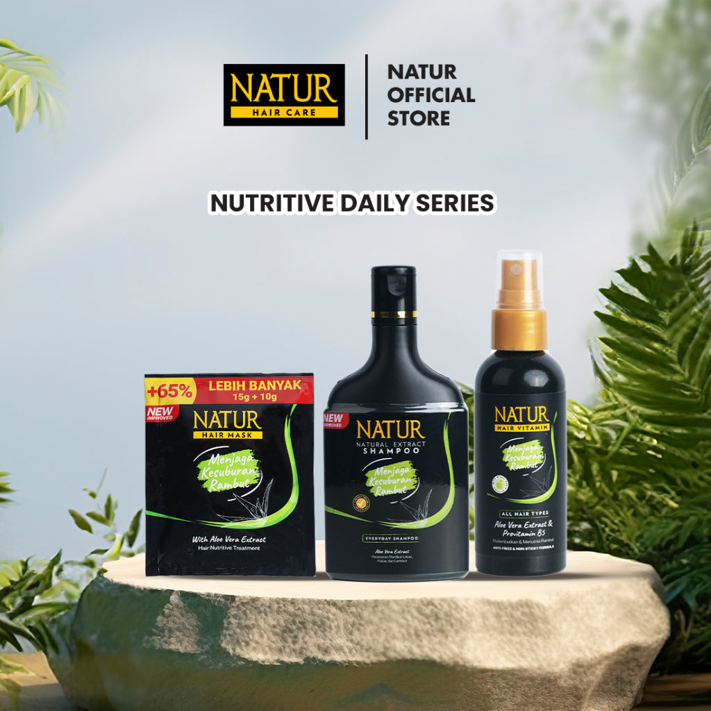 Nutritive Daily Series - Paket Rambut Lebih Tebal