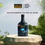 Natur Hair Shampoo Anti Dandruff 140 ML - Shampoo Perawatan Rambut Berketombe