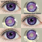 Eyeshare Softlens Cosplay Red 14.5mm 1Pasang Big Eyes Halloween Colored Contact Lenses