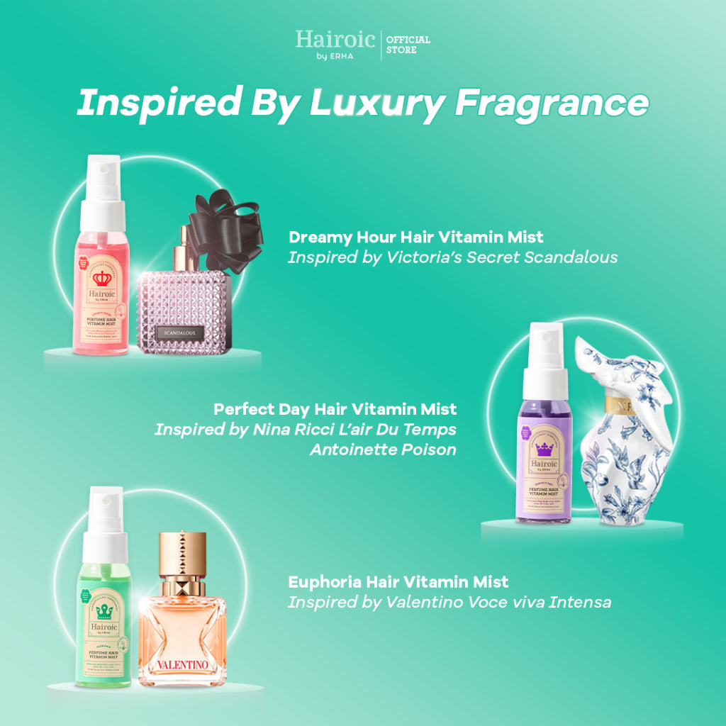 Hairoic Euphoria Hair Perfume Hair Vitamin Mist 50ml - Parfum Vitamin Rambut