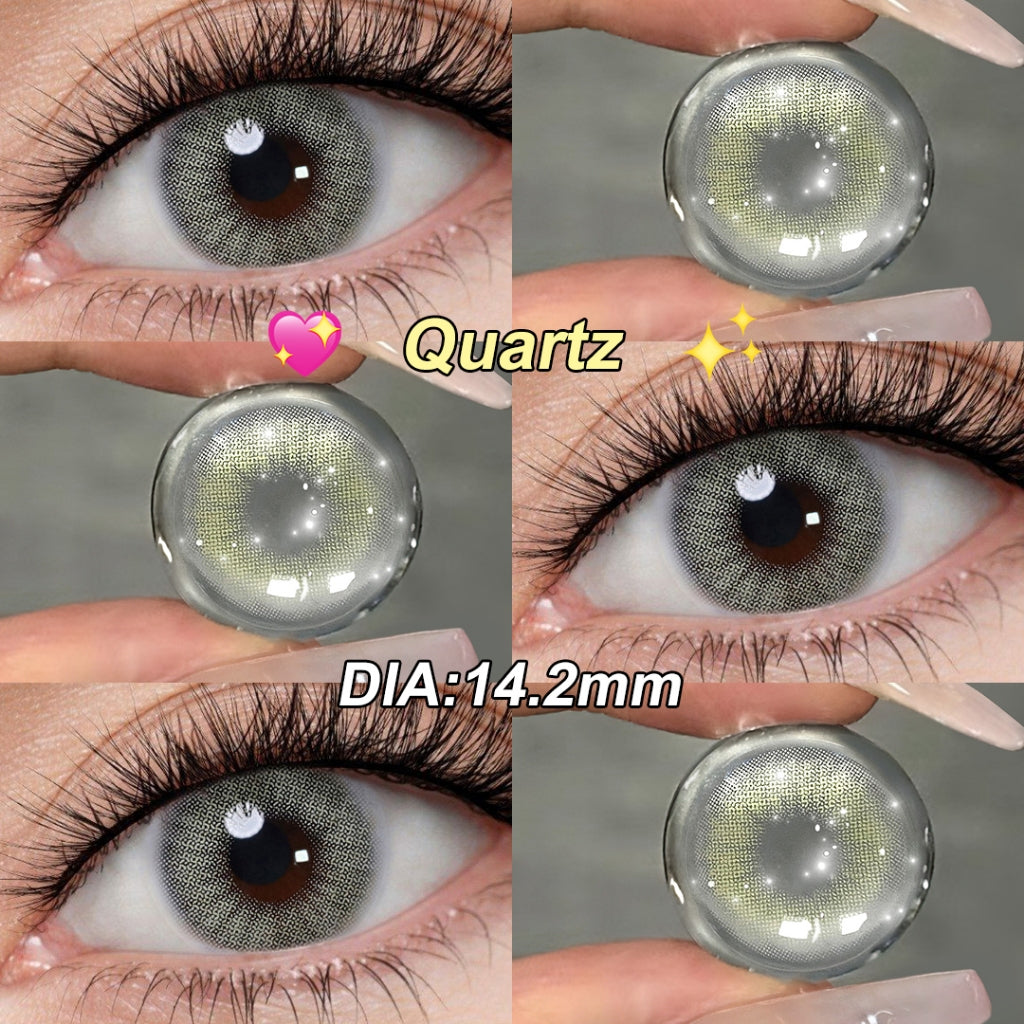 [-1.00~-6.00] Softlens Minus 14.2mm Brown Gray Green No Ring Softlens Natural 1 Years Use