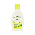 OVALE 2in1 Facial Lotion Cleanser 200ml - Ovale Pembersih Wajah Sekali Usap/HenecoBeauty