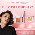 Instaperfect The Velvet Visionary Make Up (Mahogany) Look: Skin Cover Air Cushion, Silk Touch Blusher, Suede Lip Matte, Noir Lash Mascara