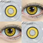 Eyeshare Softlens 14.5MM 1Pasang Lensa Kontak Putih Buta Putih Cosplay Mata Halloween Softlen