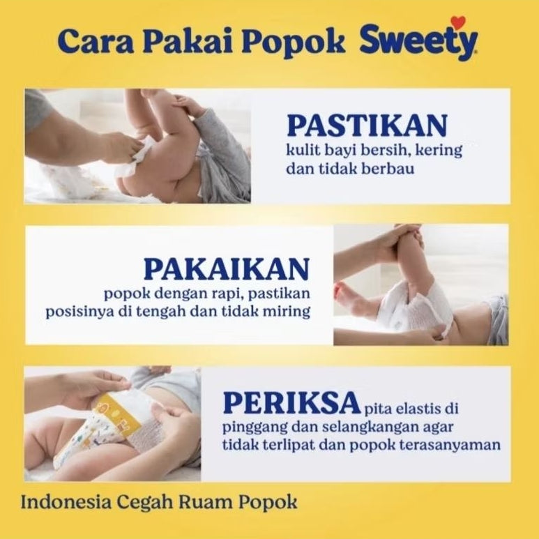 Sweety Bronze Dry X-Pert Popok Celana Bayi S 38 Pcs