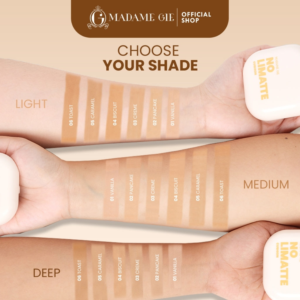 [TEBUS MURAH] Madame Gie No Limatte Cushion - Make Up Cushion Soft Matte Finish