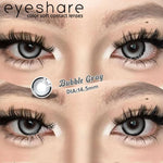 Eyeshare Softlens Bubble Gray Softlens 14.5mm Big Eyes