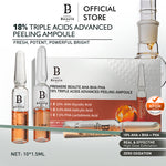 PREMIERE BEAUTE [NEW LAUNCH] AHA BHA PHA 18% Triple Acids Advanced Peeling Ampoule REAL & EFFECTIVE High Dose Exfoliation ZERO OXIDATION Pore Refining