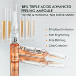 PREMIERE BEAUTE [NEW LAUNCH] [DAPAT 2] AHA BHA PHA 18% Triple Acids Advanced Peeling Ampoule REAL & EFFECTIVE High Dose Exfoliation ZERO OXIDATION Pore Refining
