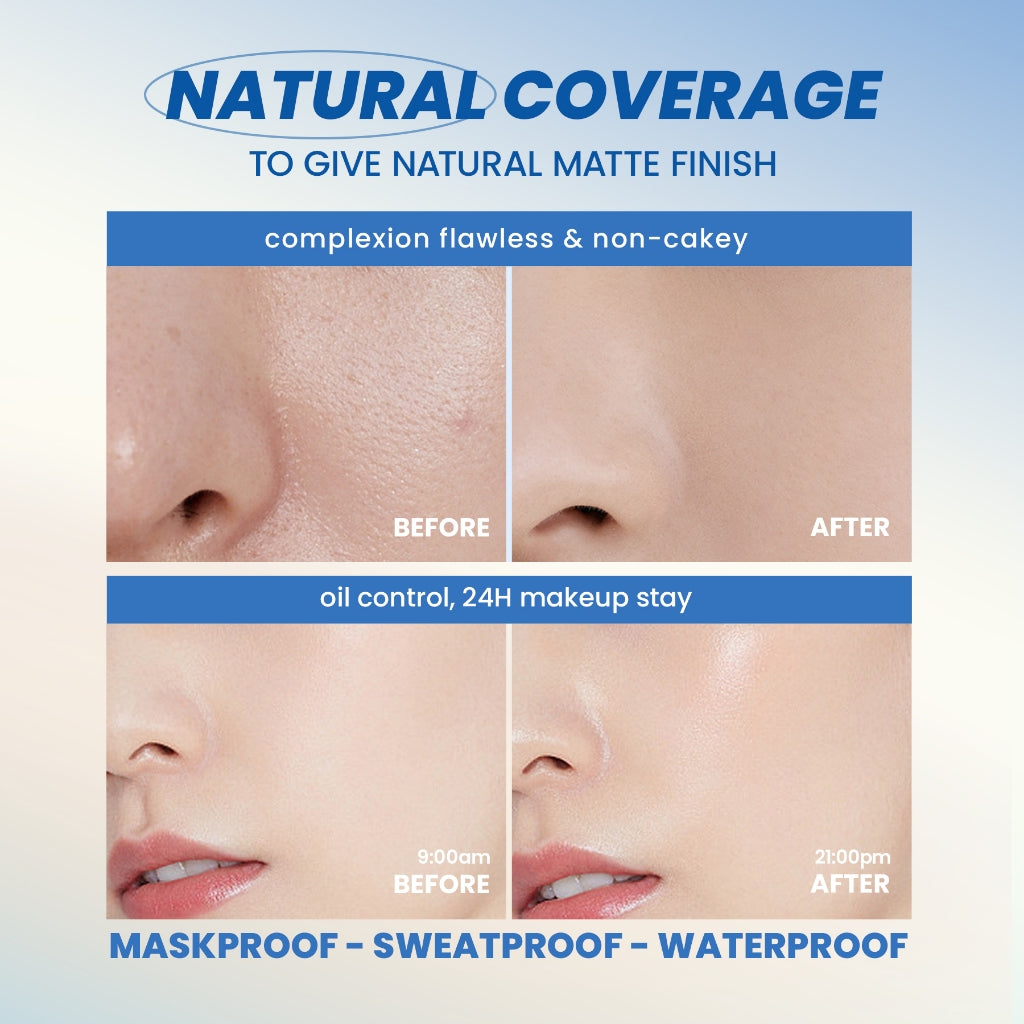 YOU Cloud Touch Skin Tint For ALL Skin Perfect Coverage Liquid Foundation Serum Tint 24h Matte Oil Control SPF 25