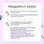 [Big Size]Glad2Glow Blueberry Moisturizer 100g 5% Ceramide Menjaga Skin Barrier Perawatan Wajah Mencerahkan wajah Menjaga kelembapan kulit Penyerapan cepat Pelembab wajah Esensi wajah Produk perawatan kulit Perawatan wajah g2glow official store