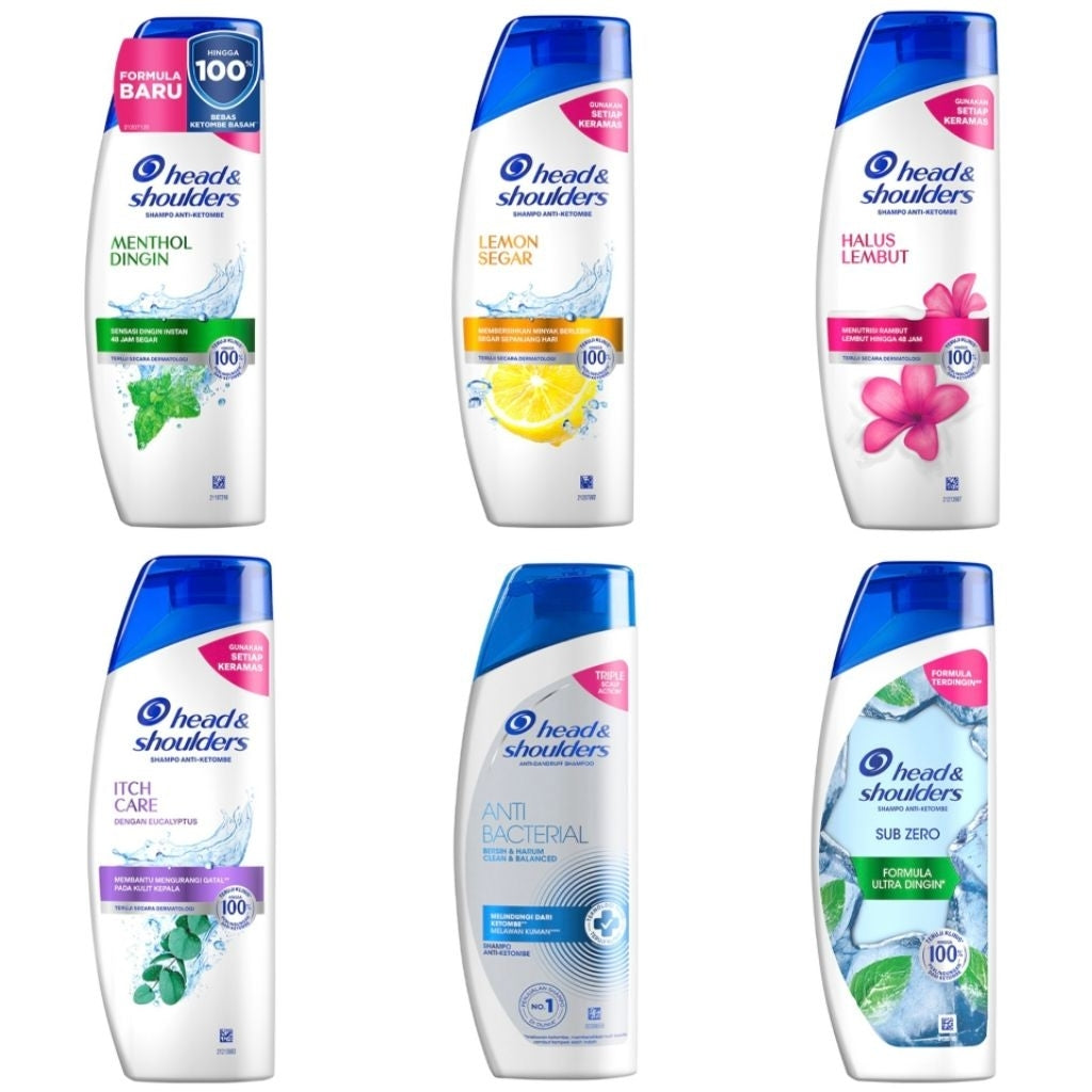 Head & Shoulders Sampo Anti Ketombe Menthol Dingin Botol 160 ml