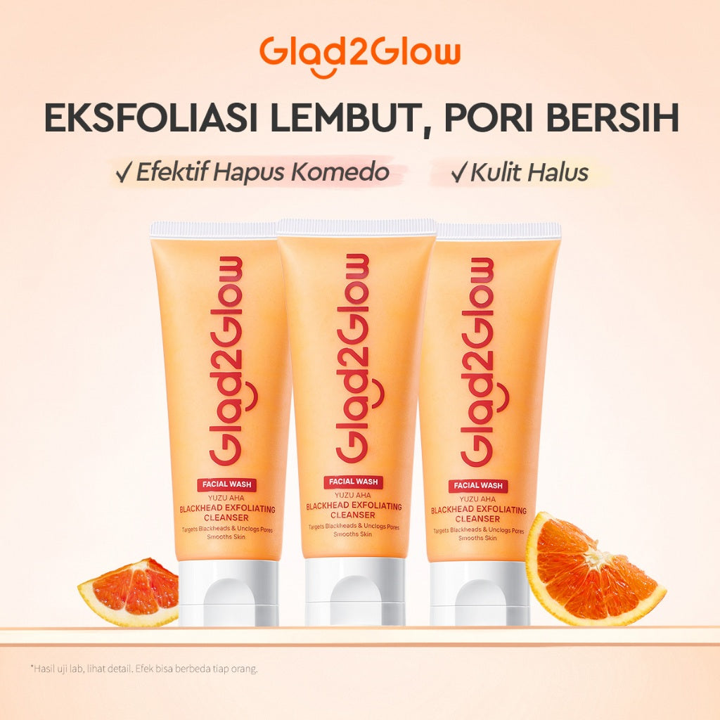 [Hemat 4PCS]Glad2Glow Facial Cleanser Series-Low PH Gel Centella Mencerahkan Pencerah Wajah Anti Jerawat Penuaan Hilangkan Flek & Tenangkan face wash Pembersih Wajah Membersihkan kotoran dan minyak Menjaga pelindung kulit Mengobati g2glow official store
