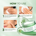 ACNAWAY Mugwort Acne Clear Pad Exfoliating – Exfoliation Pad untuk Kulit Sensitif & Berjerawat Eksfoliasi Kulit Angkat Komedo Sel Kulit Mati & Minyak Berlebih Acne Pad Exfo Pad Penghilang Komedo & Jerawat Blackhead Removal