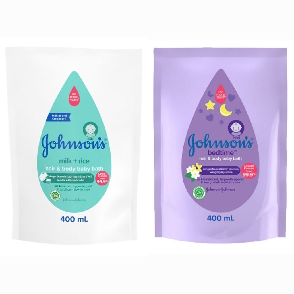 Johnson's Baby Sabun Mandi & Sampo Bayi Refill 400 ml