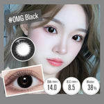 [0.00~-6.00]MAGISTER SOFTLENS HITAM 14MM-14.5MM SOFTLENS MINUS