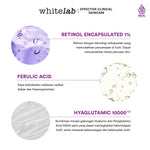 Whitelab Retinol Treatment Serum - Serum Anti Aging Kaya Antioksidan Samarkan Garis Halus dan Flek Hitam Cocok untuk Pemula dengan Retinol Encapsulated 1% & Hyaglutamic [BPOM]