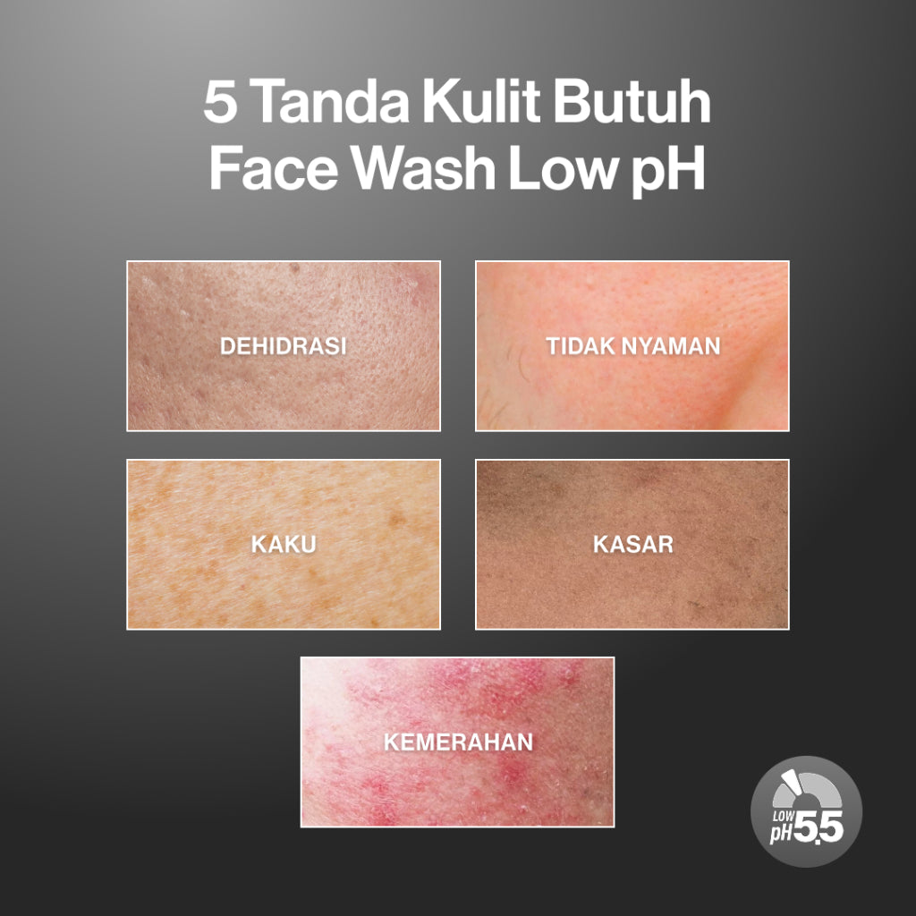 Triple Pack Kahf Face Wash Triple Action Oil and Comedo Defense 100 ml - 3 pcs Sabun Cuci Muka Pria Anti Komedo dan Kulit Berminyak - Suitable for Daily Use