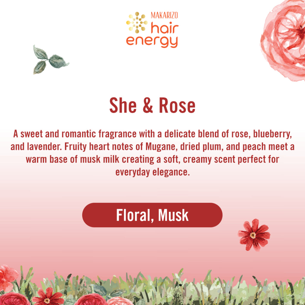 Makarizo Hair Energy Scentsations Hair Fragrance She & Rose 100 mL