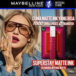 Maybelline Superstay Matte Ink Liquid Long Lasting Waterproof Matte Lipstick Lipcream Make Up Transferproof Tahan 16 Jam Vinyl Ink