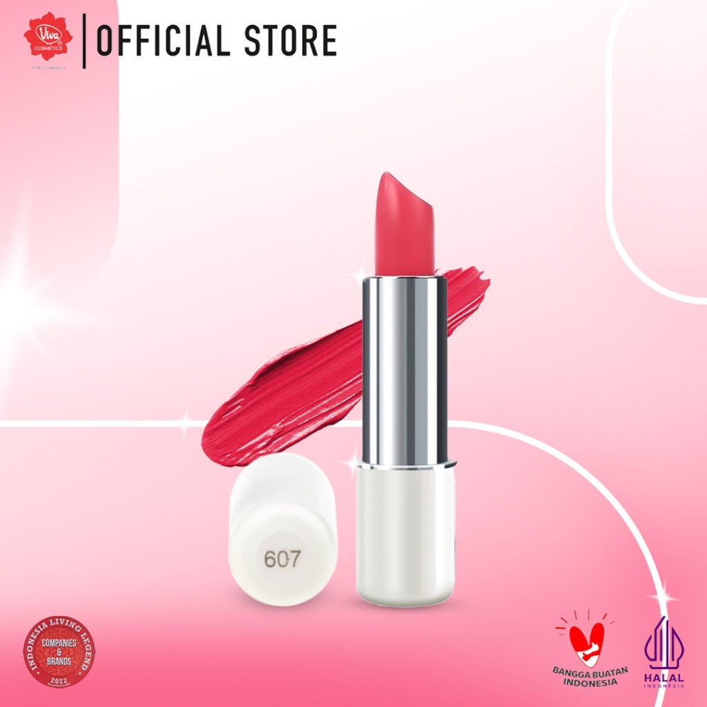 Red-A Lipstick with VIT E, Shea Butter, Avocado Oil & Squalane; No. 601 - 620 (3gr)