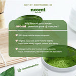 Noomimatcha Pure Matcha Powder Premium Grade 100gr | Noomi Matcha 100% Pure Matcha no Additional.