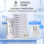 PREMIERE BEAUTE Natural Whitening Protection & Moisturizing 2Pcs Kit Sunscreen 40ml + Niacinamide Ampoule 1.5ml*10pcs