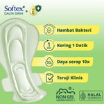 Softex Daun Sirih Pembalut Wanita Wing 42 cm 8 pcs