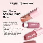 Rosé All Day Cheeky Flush Blush On Cair – Liquid Blush Ringan Hasil Natural
