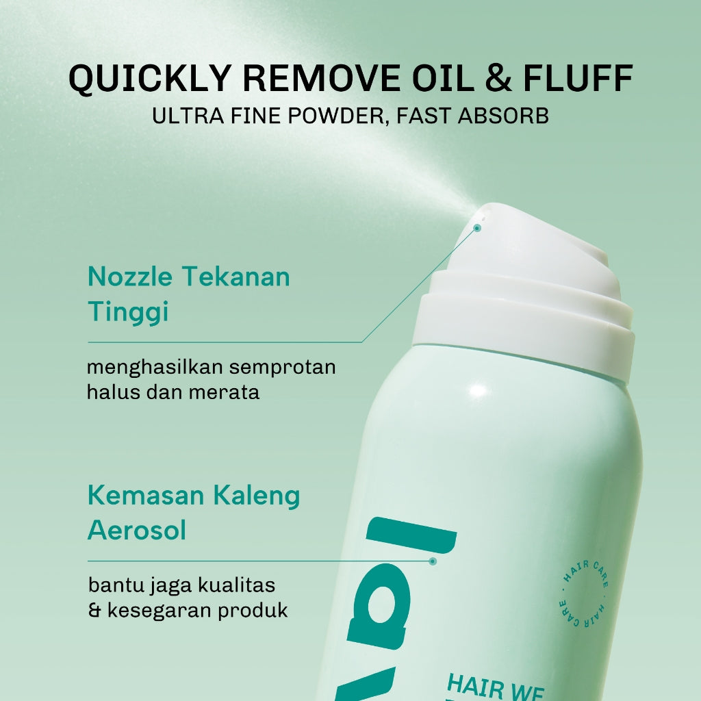 Lavojoy Hair We Bloom Dry Shampoo Season of Flower - Dry Shampoo Atasi Kulit Kepala Berminyak, Scalp Friendly, Tanpa Residu Putih, Dengan Kandungan Zinc PCA Dan Tea Tree Oil