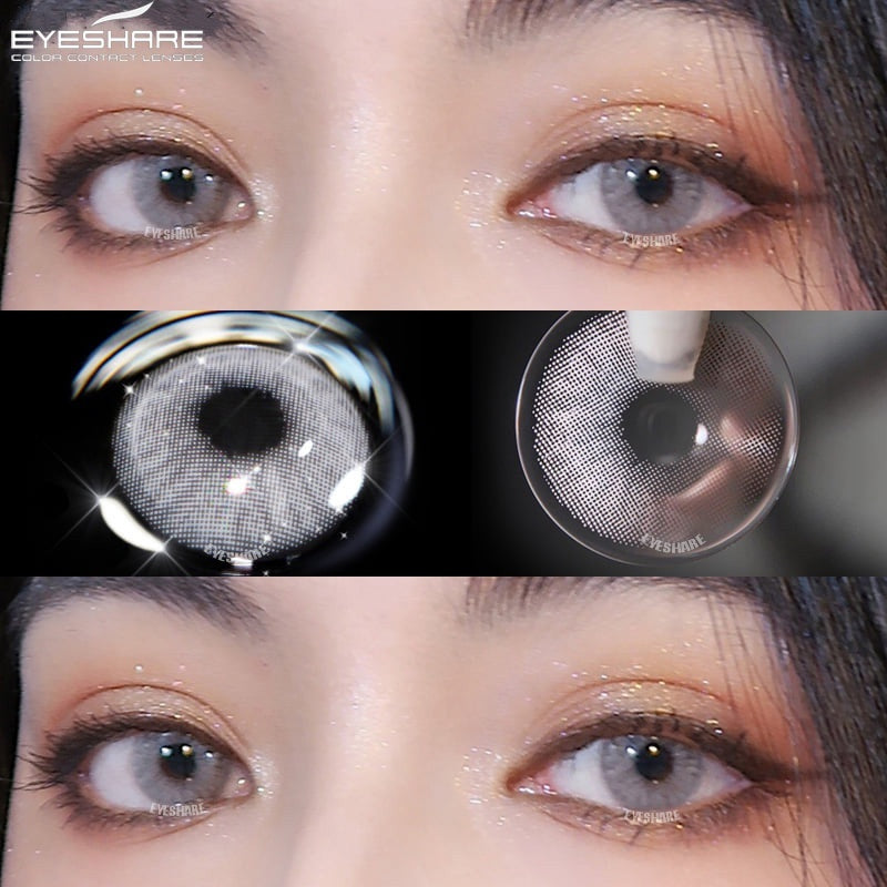 Eyeshare Softlens Lemon Gray 14.0mm 1 Pasang Lensa Kontak
