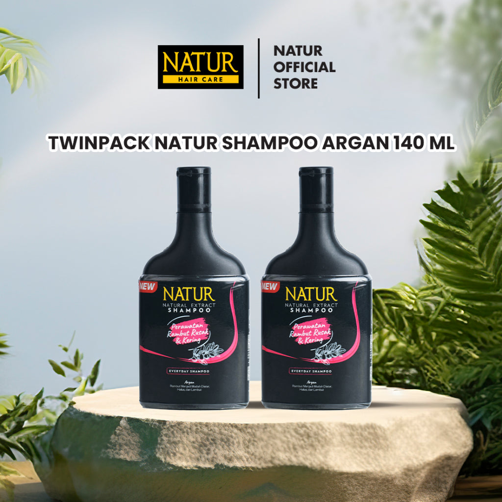 Twinpack Natur Shampoo 140 ml - Paket Shampoo 2 pcs