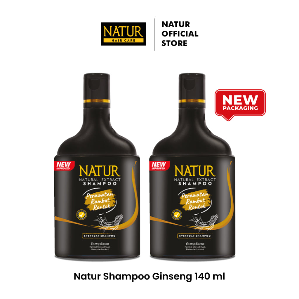 Twinpack Natur Shampoo 140 ml - Paket Shampoo 2 pcs