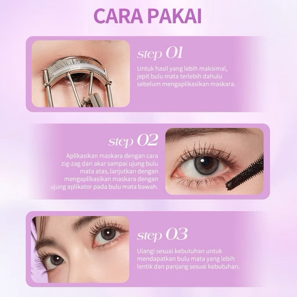 BNB barenbliss Korean Roll To Volume Lenghtening Mascara Remover Mascara Waterproof 8g