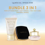 Glowsicha - Luminous Glow Tone Up Sunscreen SPF 50 PA+++ Sunscreen Ringan Dengan Niacinamide Tidak lengket dikulit SS Sunblock Mencerahkan Melindungi UV menjaga kelembapan kulit Hydrating Sunscreen Membantu Mencerahkan Wajah glowing