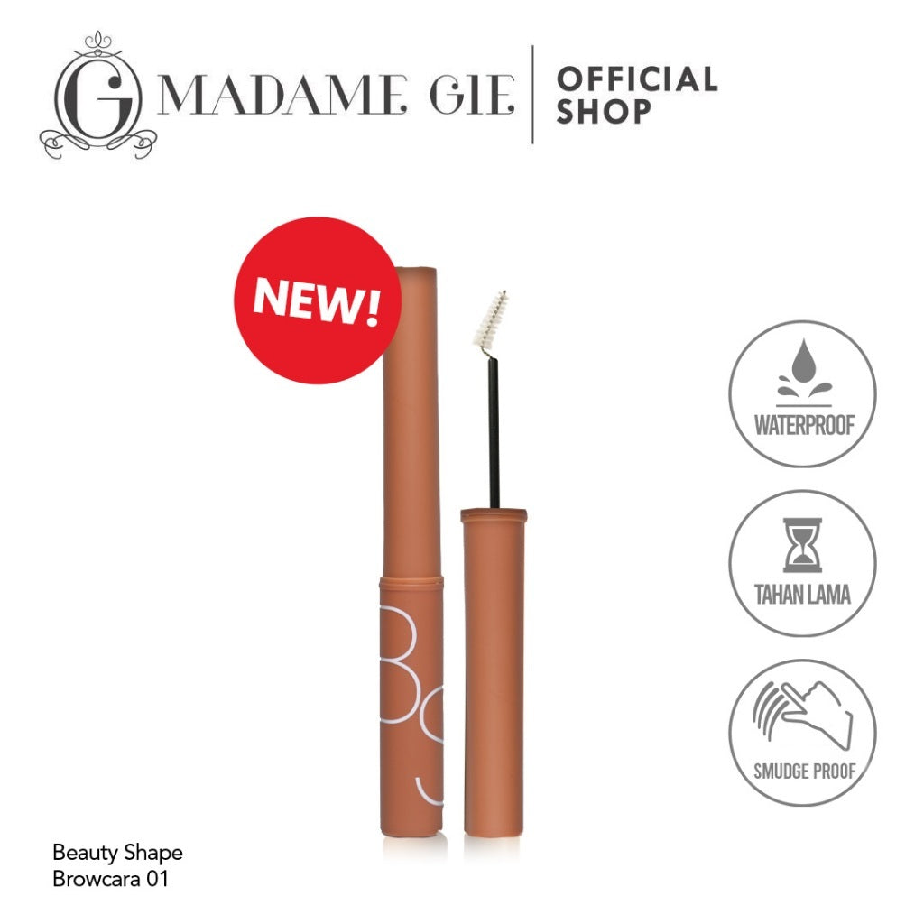 Madame Gie Beauty Shape Browcara Package Isi 3pcs Browcara Alis - MakeUp Mascara Alis