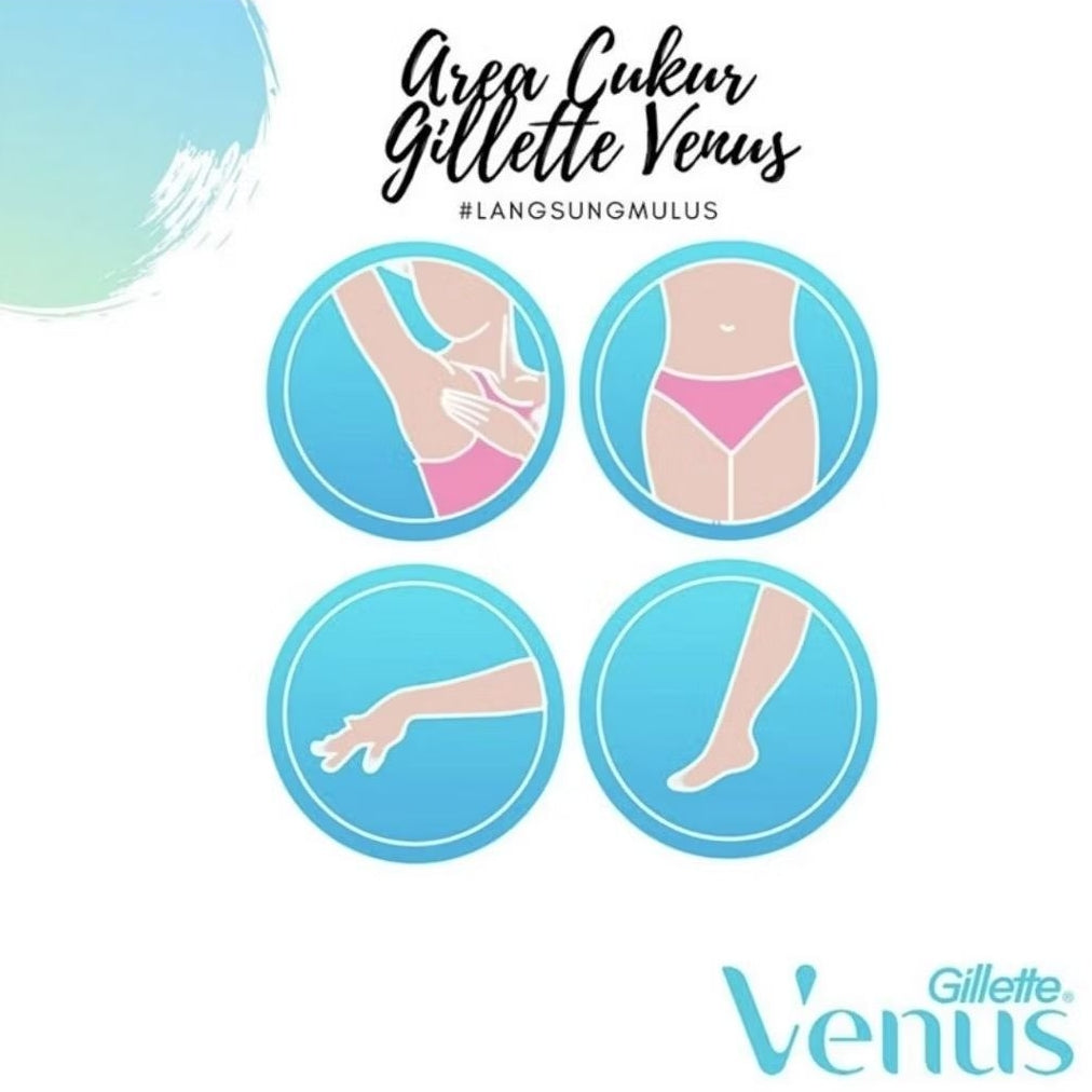 Gillette Simply Gilete Venus Wanita Basic 2 pcs