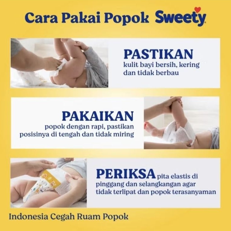 Sweety Bronze Dry X-Pert Popok Celana Bayi M 32 pcs