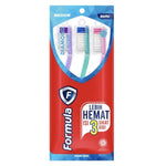 Formula Sikat Gigi Silver Protector Soft Isi 3 pcs