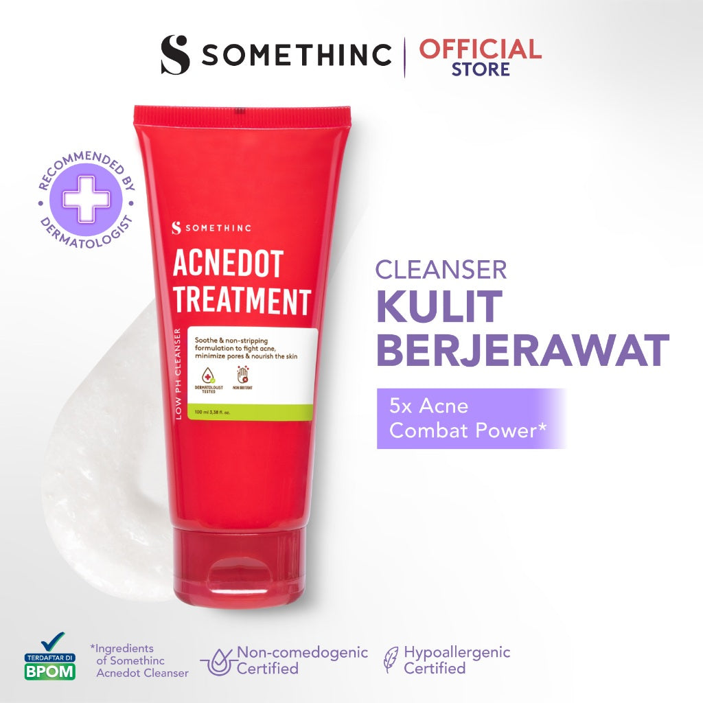 SOMETHINC - Cleanser Series Somethinc Low PH Jelly  | ACNEDOT Treatment Low pH | Calm Down Skinpair Bubble | Sabun Cuci Muka Semua Jenis Kulit Pembersih Kotoran Kulit Tidak Ketarik All Skin Type Gentle Cocok untuk kulit sensitif