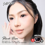 [COD] Softlens Full Color Black Rose Nebula Black - Diameter 16mm, Water Content 43%, Base Curve 8.6mm Soflens Murah