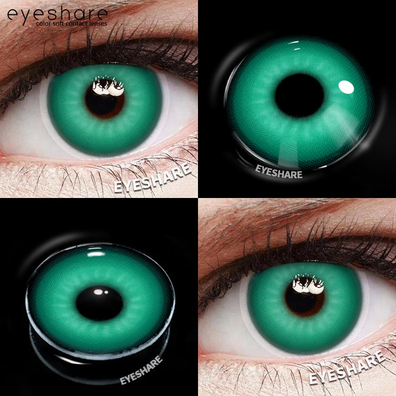 Eyeshare Softlens Lensa Kontak Mata Putih Cosplay Halloween Softlen Putih