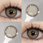 Eyeshare Gray Lensa Kontak 1Pasang 14.5mm Soflen Soflens Big eye Contact lens