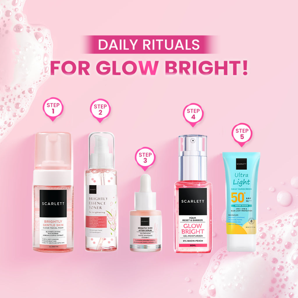 Scarlett Whitening Brightly Cloud Facial Foam